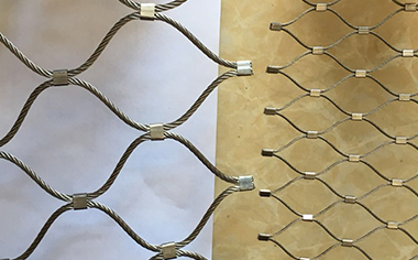 不銹鋼卡扣繩網